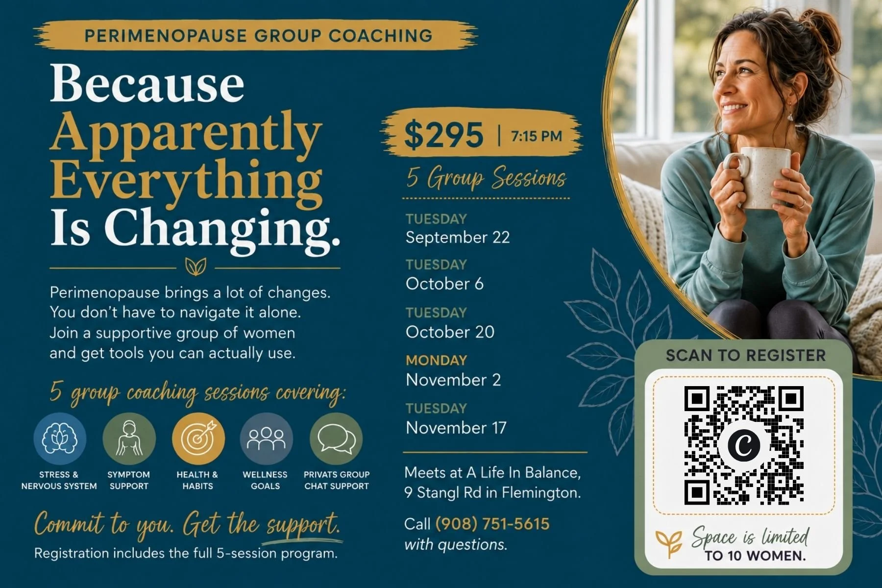 perimenopause group coaching