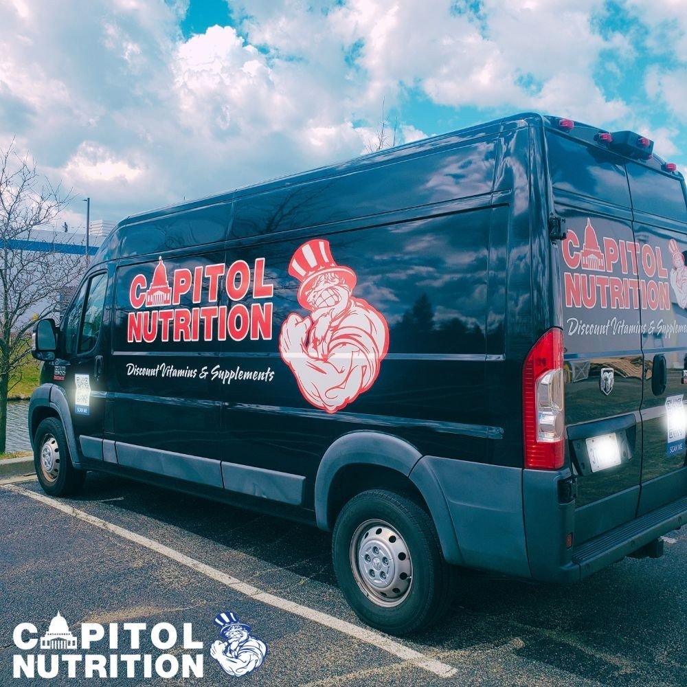 🚐✨ Spot our new look on the road? 📸 If you see our freshly wrapped Capitol Nutrition van cruising around town, snap a pic and post it on social media! 🌟⁠
⁠
Don&rsquo;t forget to tag us @CapitolNutrition and use the hashtag #CapitolOnTheMove and ge