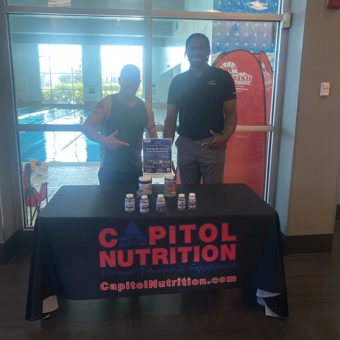 Phil out at @lafitness_tinleypark 
Jack at @newlenox_lafitness 

During the @lafitness Member Appreciation, passing out samples and letting everyone know about the 25th Anniversary Event happening this Saturday, April 20th, 9am to 6pm.
Everything 20 