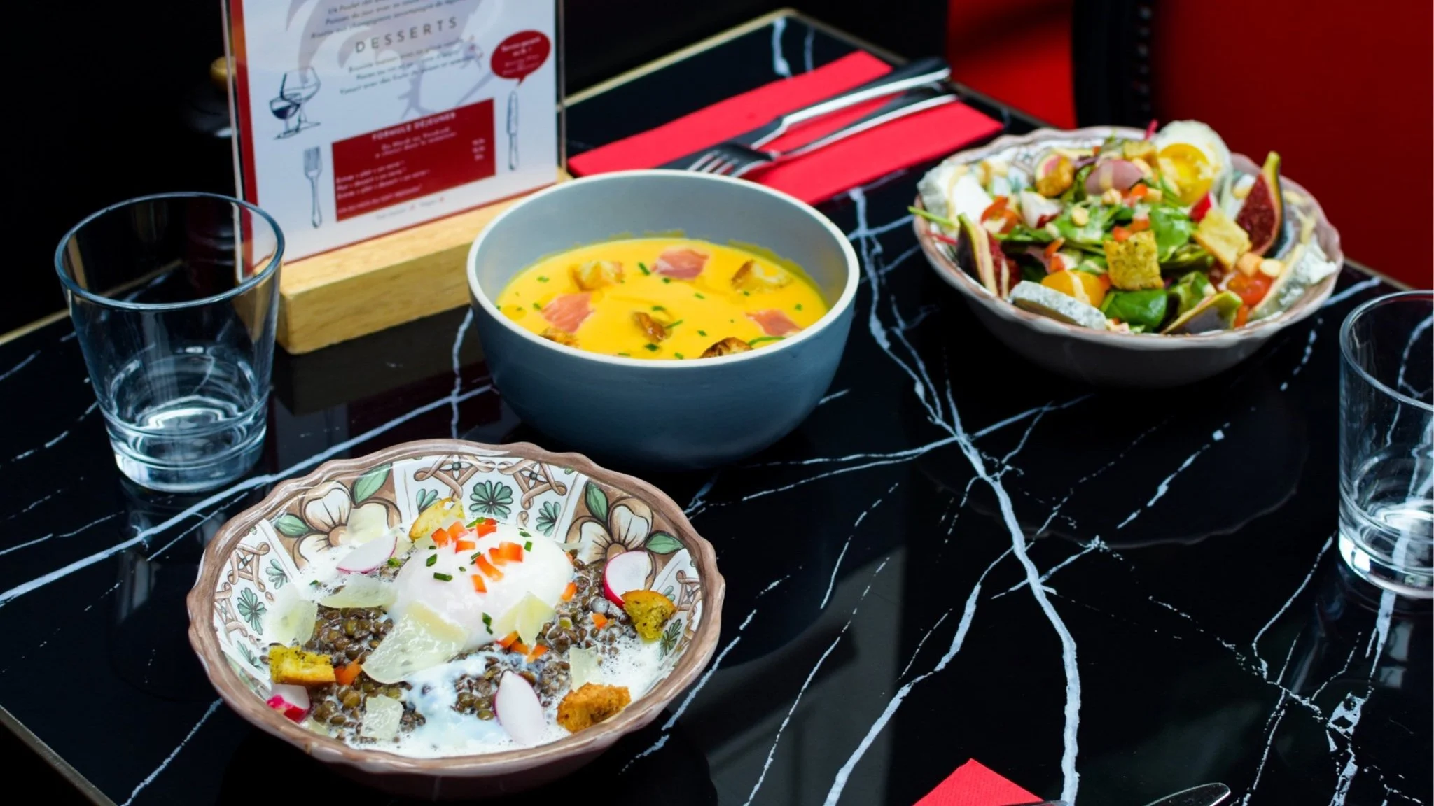 Semainier des déjeuners - mardi 28 au jeudi 31 décembre