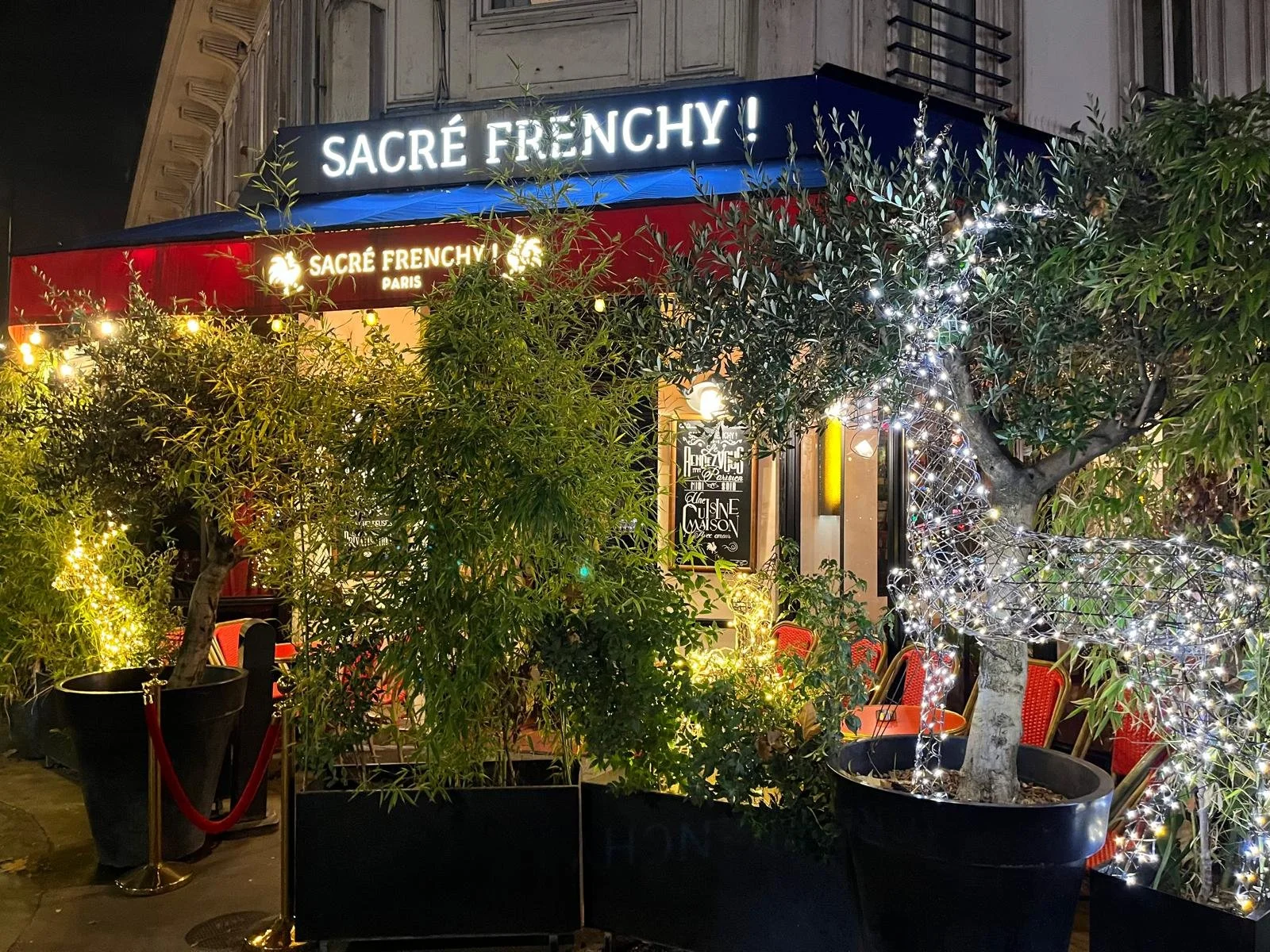 🎄🎅Festive Christmas Menu December 24th at Sacré Frenchy with a pianist 🎄🎅