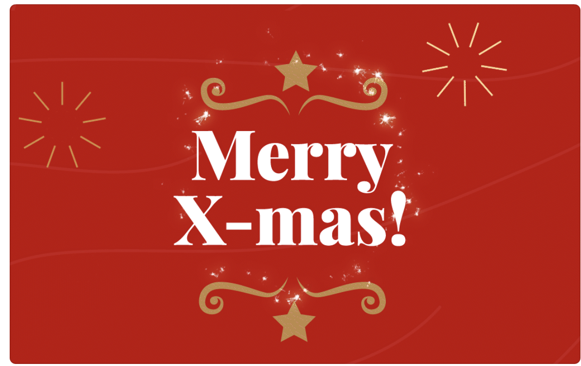 🎄❄️Joyeux Noel ! Merry X-Mas de la part de toute l’équipe !