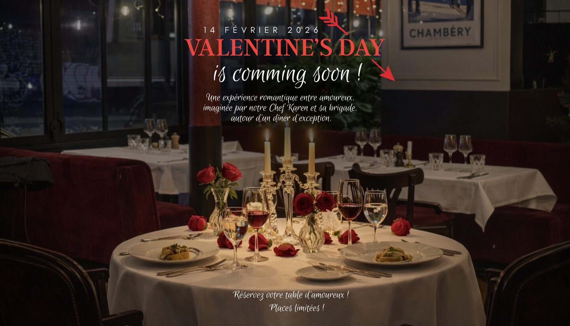 Menu Spécial Saint-Valentin 2026💕 