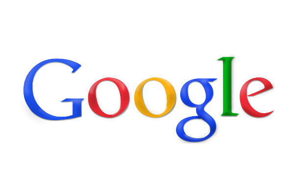Google logo in color on a transparent background