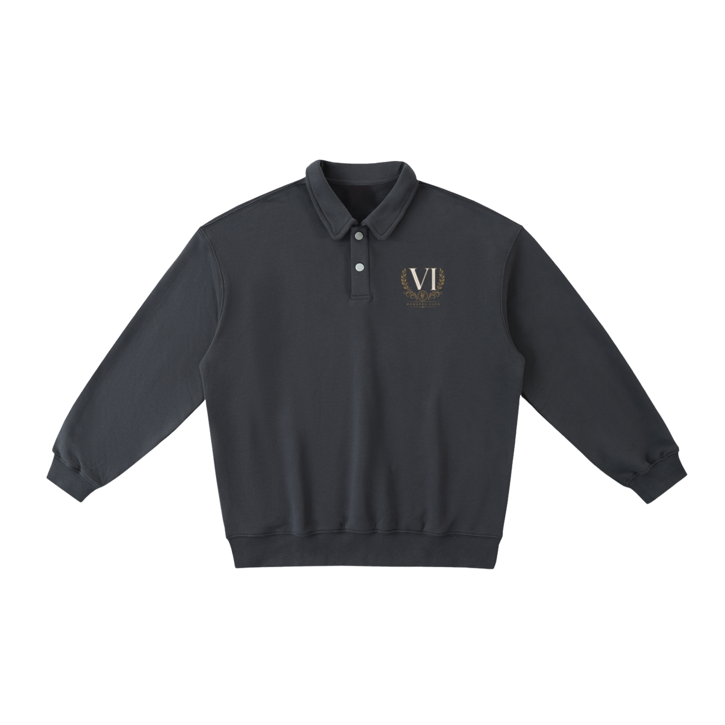 Members Club Polo Sweatshirt