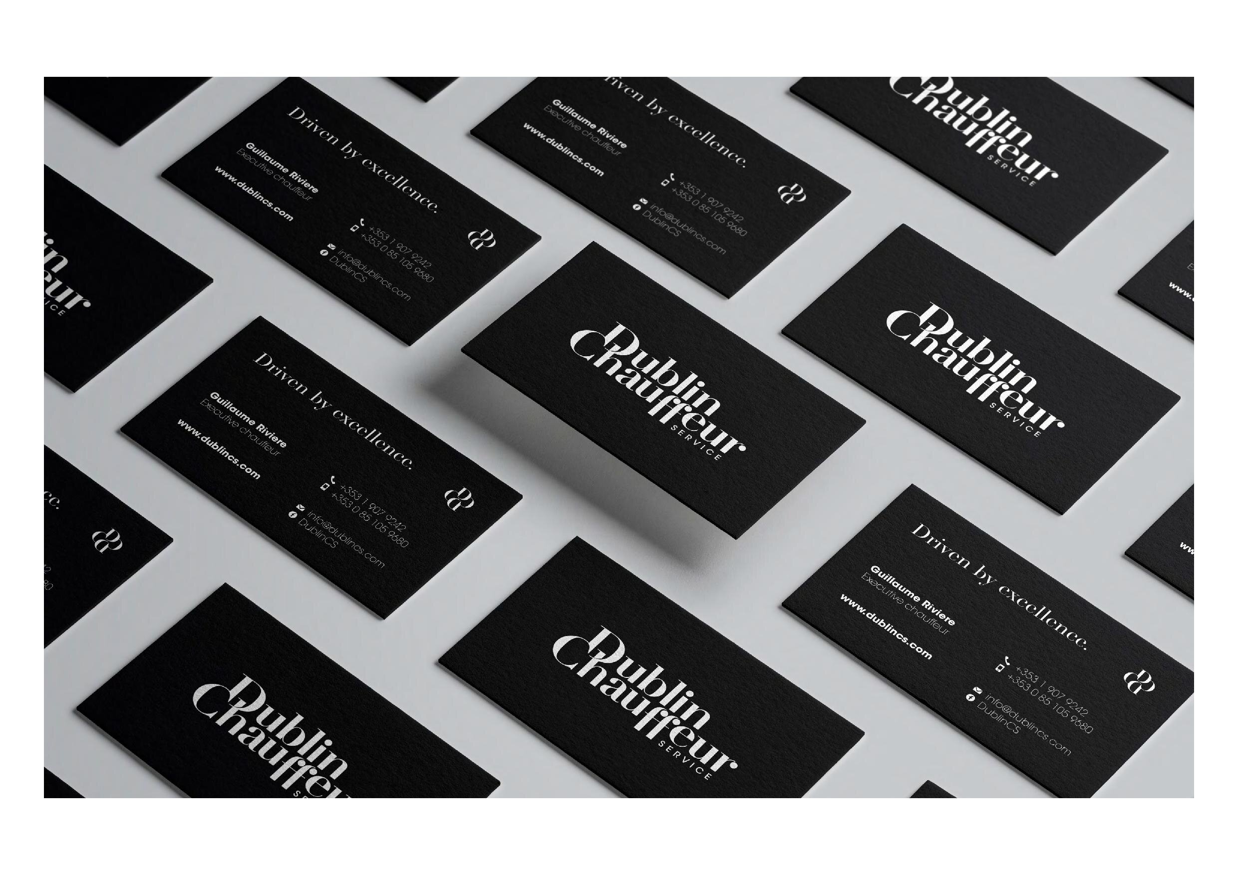 Dublin Chauffeur Services Business Cards