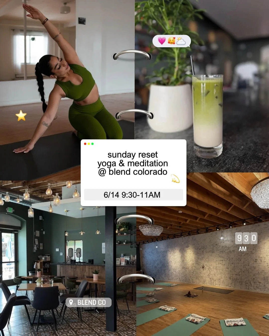 Sunday Reset Yoga & Meditation @ Blend CO