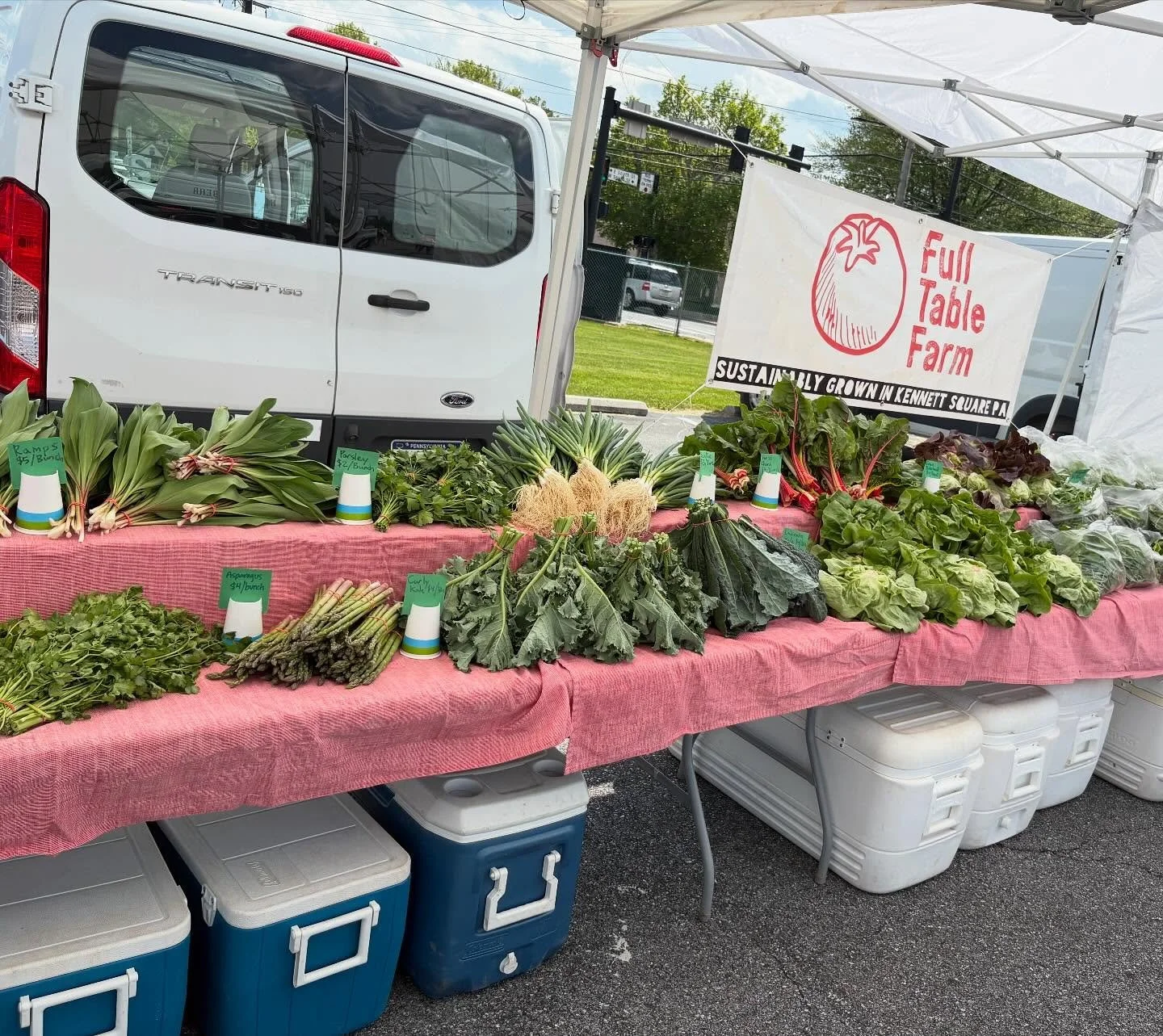 We will have what I imagine is the last of our asparagus at the Kennett square farmers market today! Come close to opening at 2:30 to snag some.