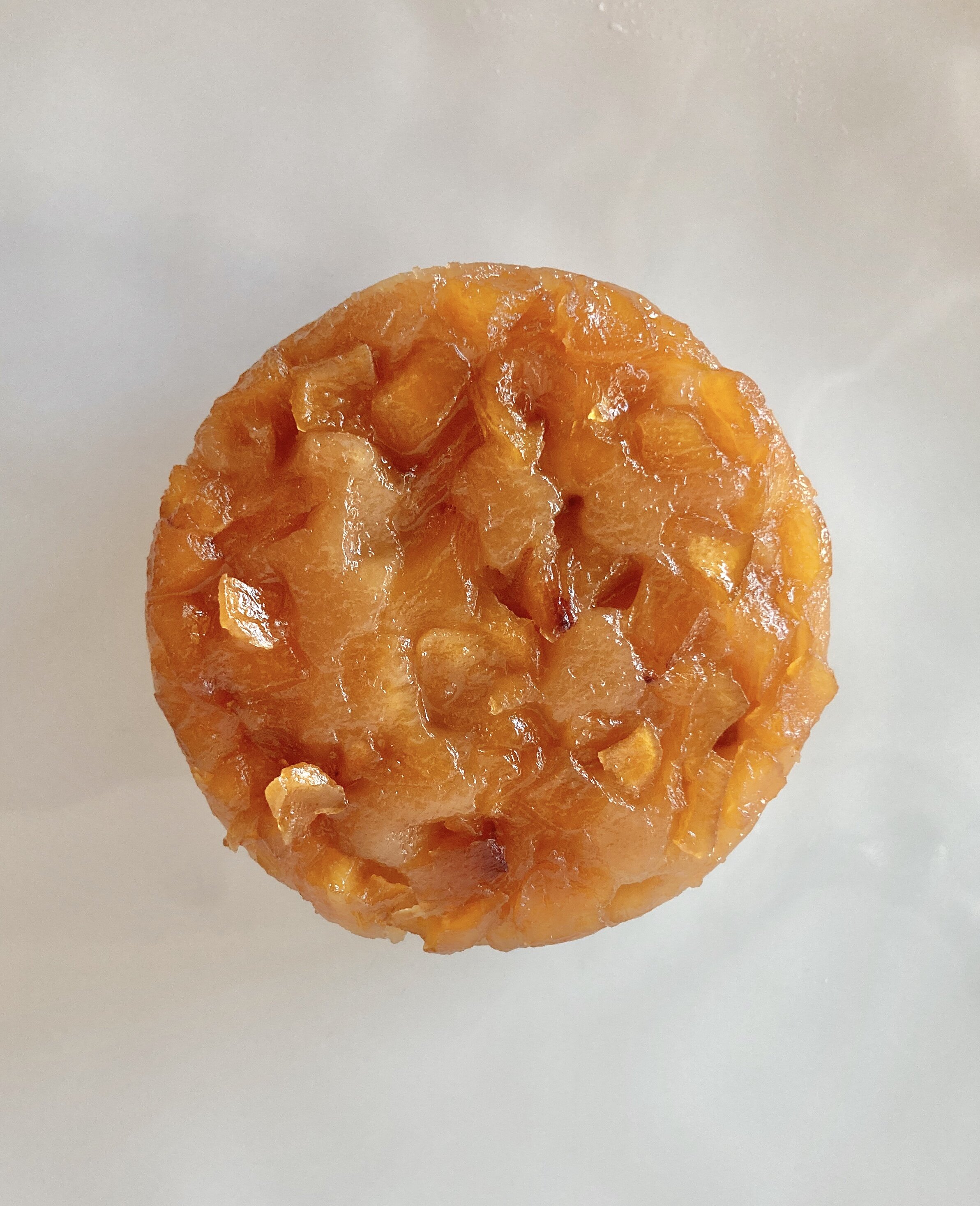 Peach Bourbon Tumble Cake