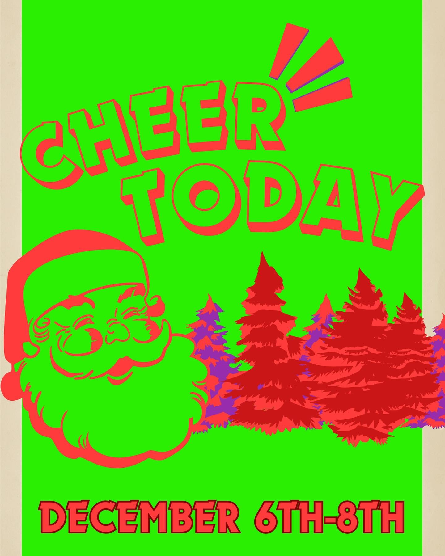 CHEER TODAY THIS WEEKEND!!!

All weekend long we&rsquo;ll be getting festive with several big, boozy dark beers from our cellar, mulled wine and other special wintertime cocktails, and so many fun activities!!

Saturday, December 7 at 2 pm come get a
