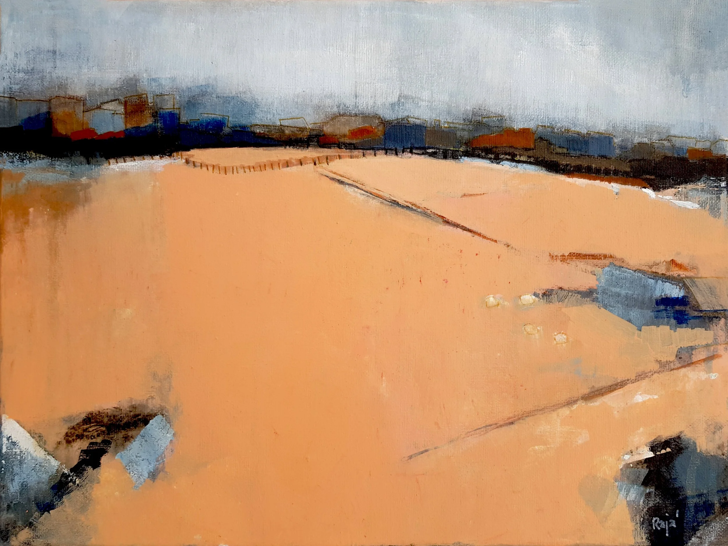 451-2018 acrylic on canvas - sold
