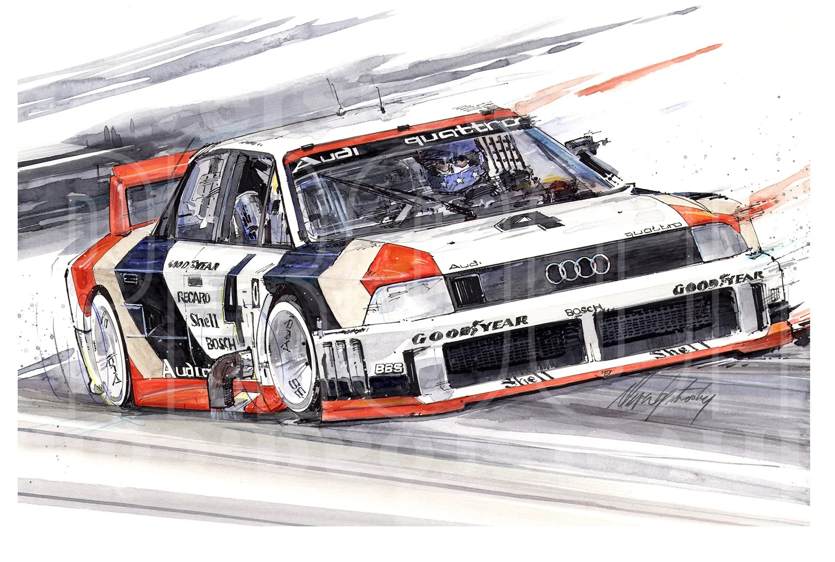 Audi 90, Stuck
