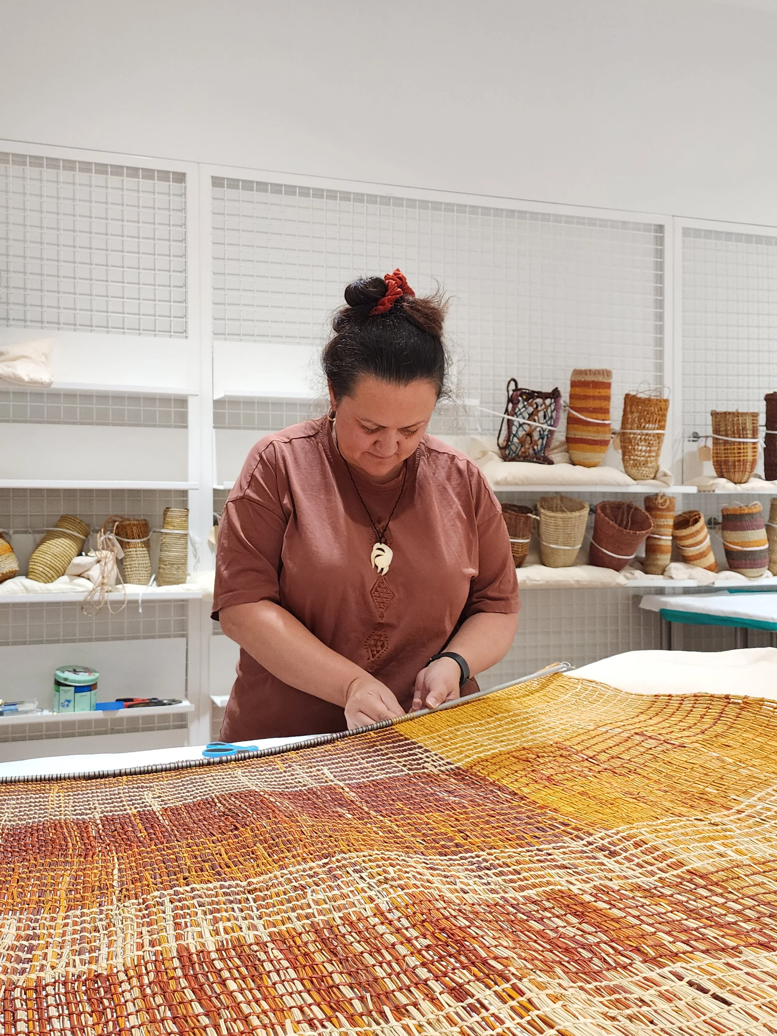 Erina McCann, objects conservator and cultural consultant working with cultural heritage collections in Melbourne and Aotearoa New Zealand