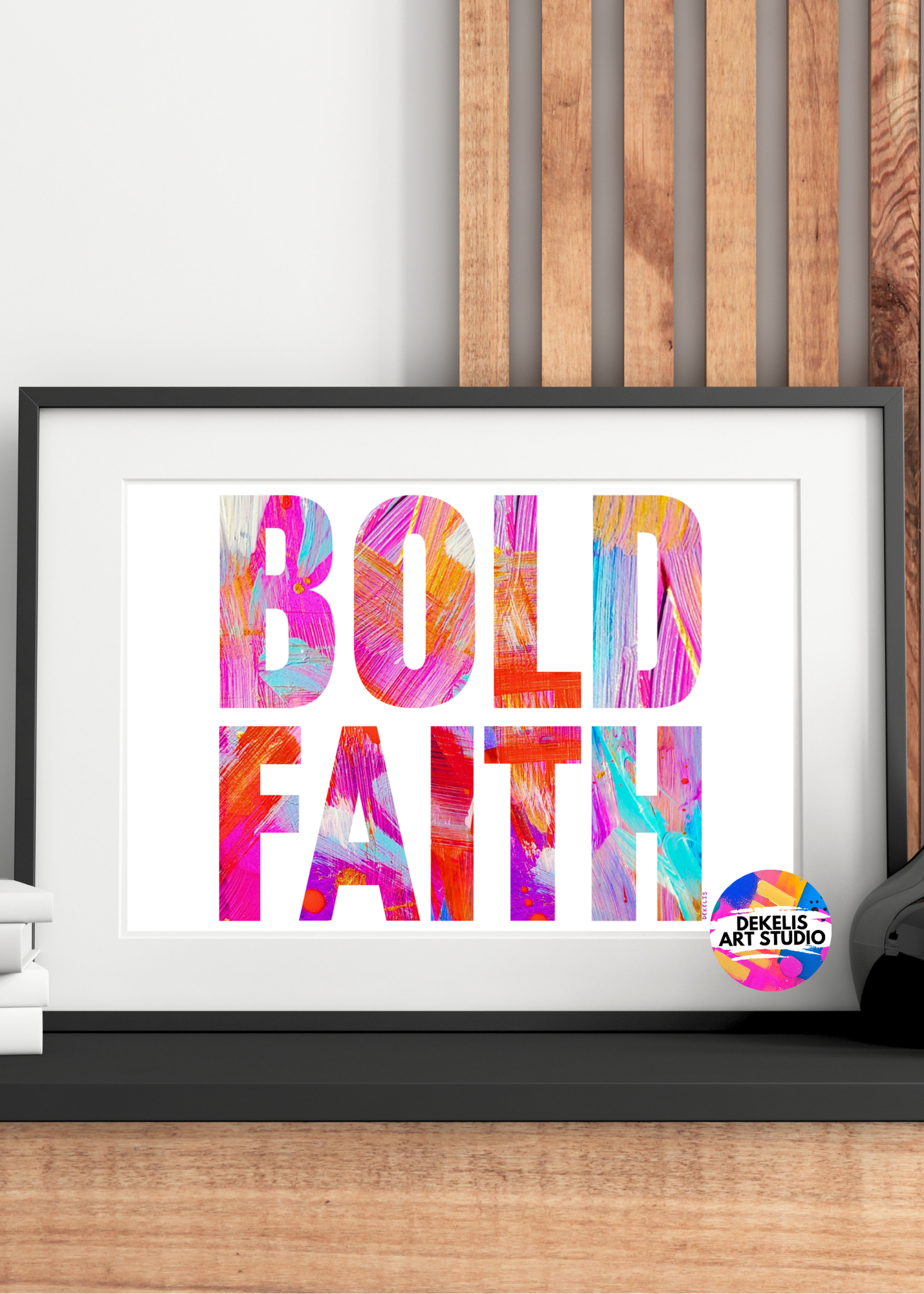 Bold Faith 2026 Pink Framed DeKelis Art Studio.png