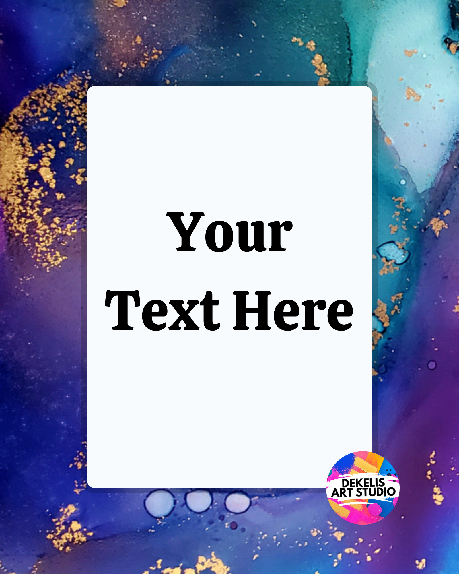 Custom Message Peacock 2 Alcohol Ink DeKelis Art Studio.png