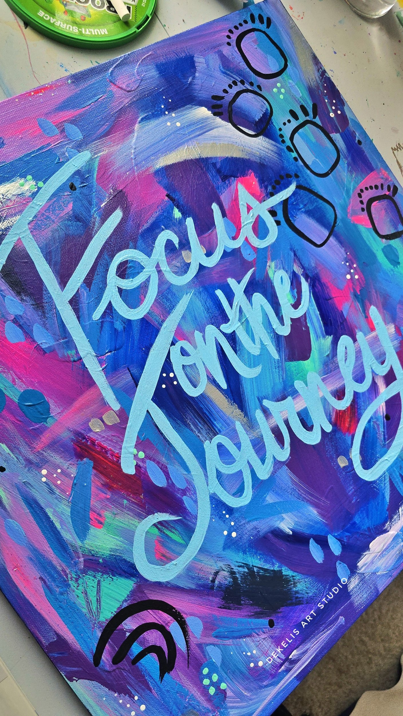 Vibrant Maximalist Christian Artwork