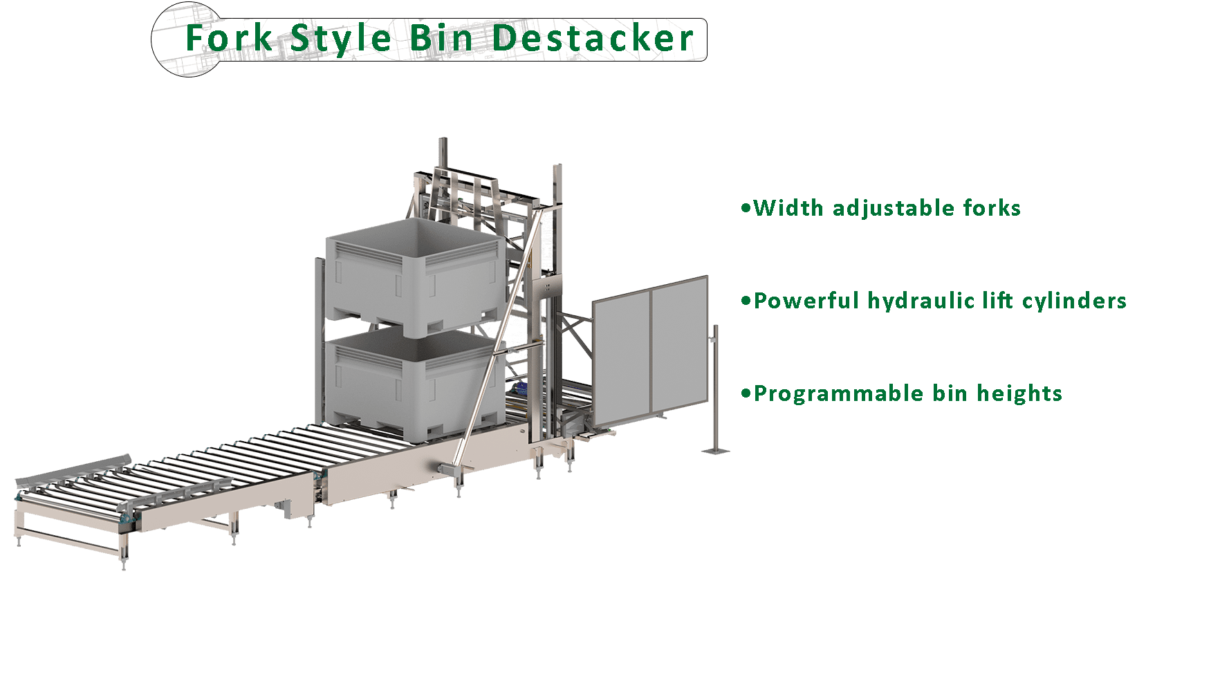 Apple Bin Handling Equipment — Van Doren Sales