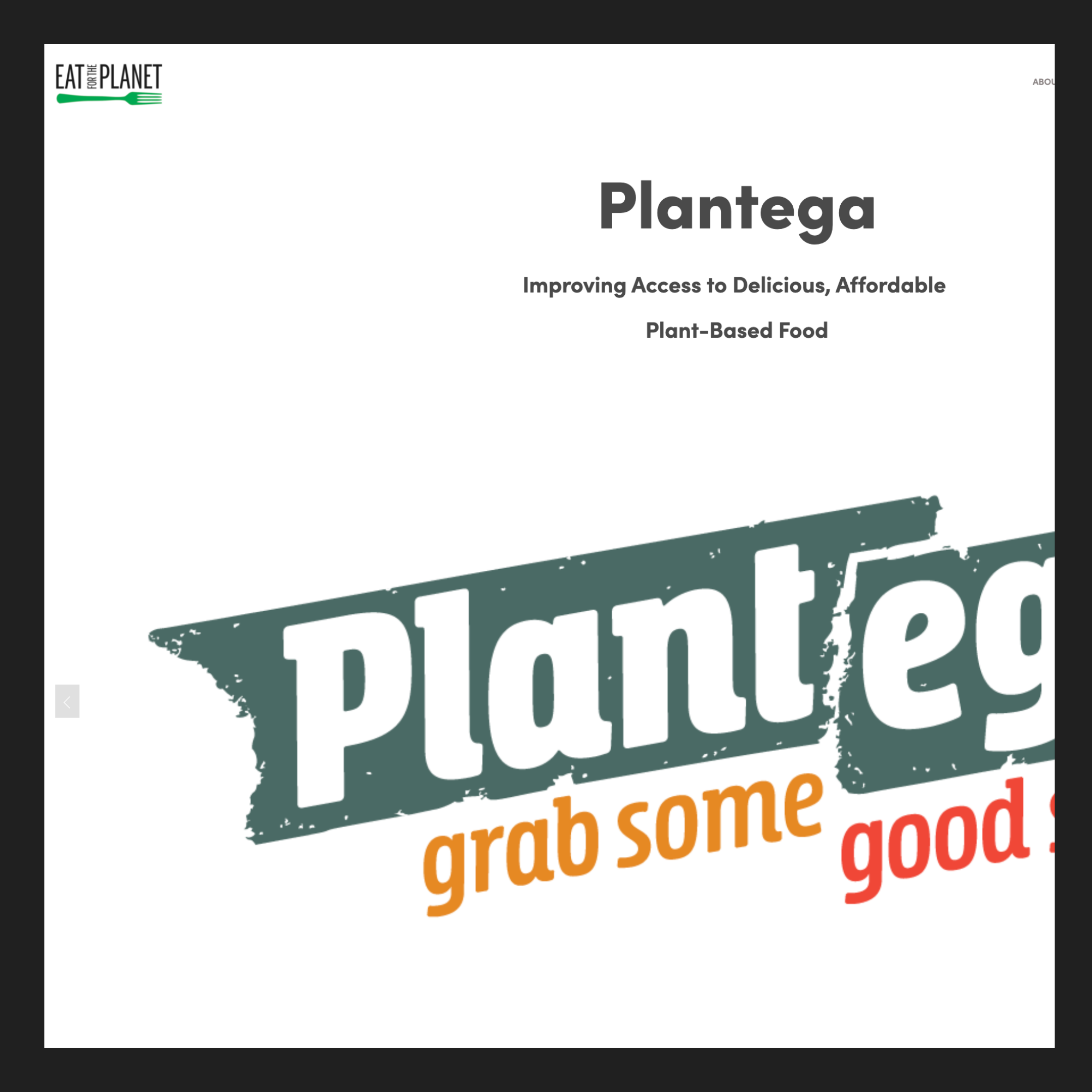 Plantega Eat for The Planet