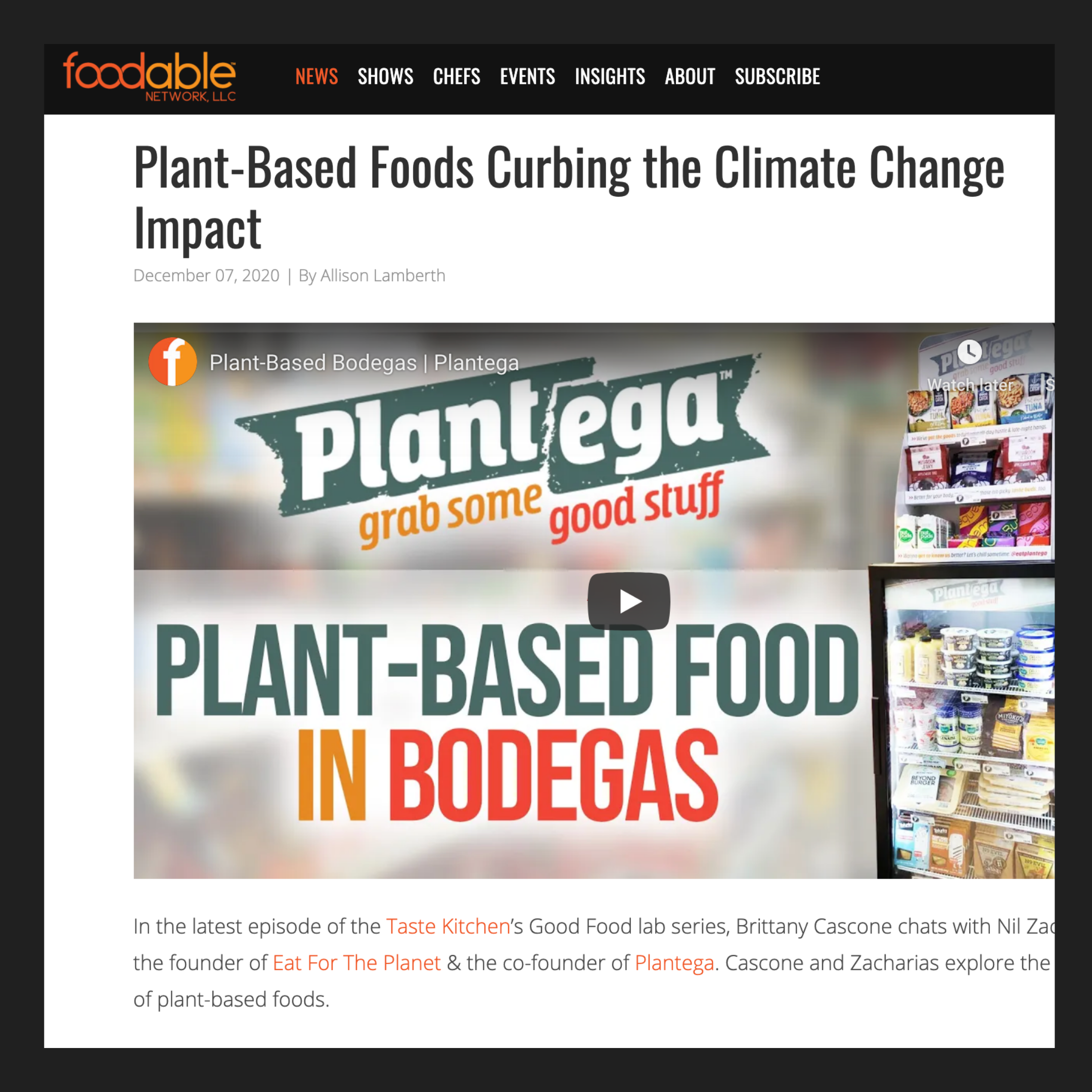Plant-Based Foods Curbing the Climate Change Impact