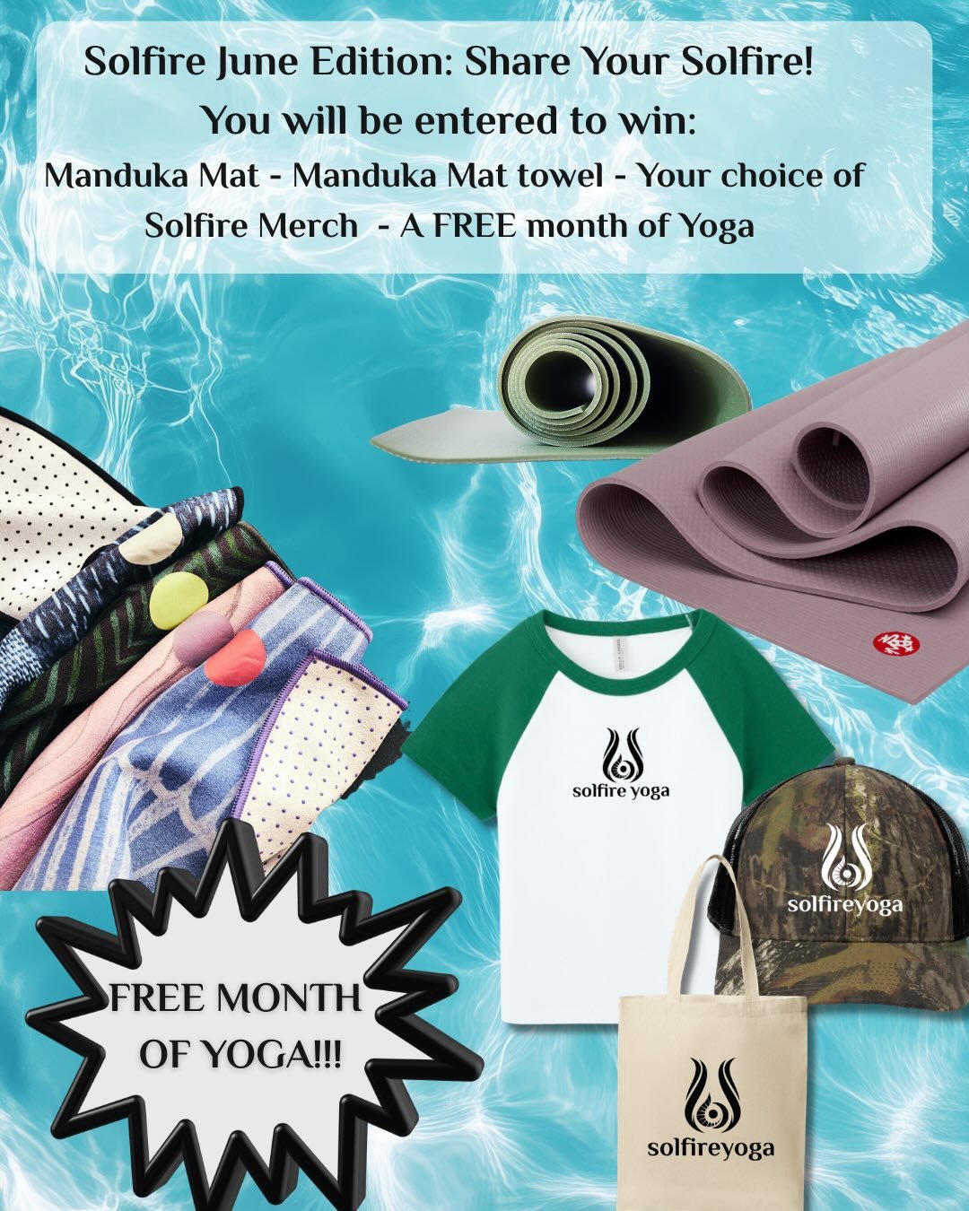 Hi friends! We are halfway through our Share Your Solfire June challenge and we want to show you some of our prizes that you will be entered to win (you will be entered according to how many times you have posted and tagged @solfirejstreet)

🌟Manduk