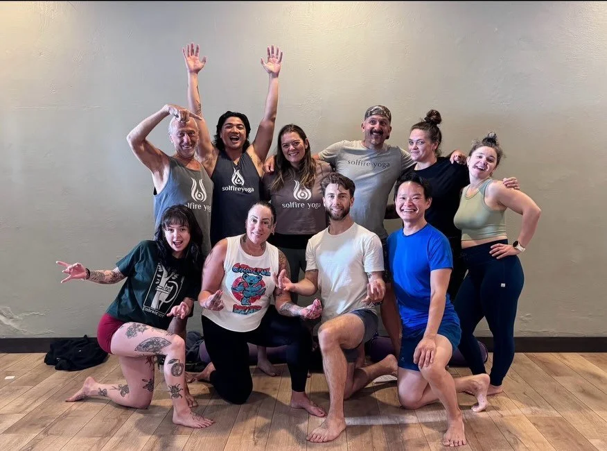 Assisting weekend photo dump 🤘 

What a fun and connective weekend! We are honored you chose to share your time &amp; energy with us💛

#solfirejstreet #sacramentoyoga #sacramento