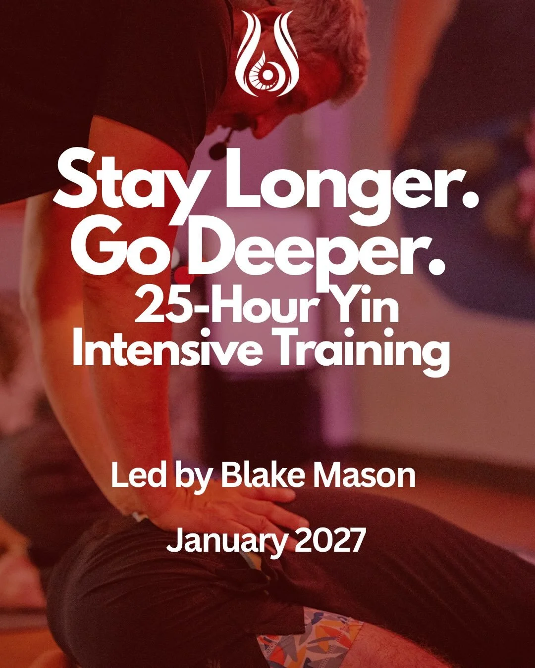 Stay Longer. Go Deeper. 🌙

This winter, a 25-hour Yin Intensive is coming to Solfire Yoga, January 28-31, 2027.

This training explores the foundations, philosophy, and practice of Yin Yoga, and why this powerful style creates lasting change in both
