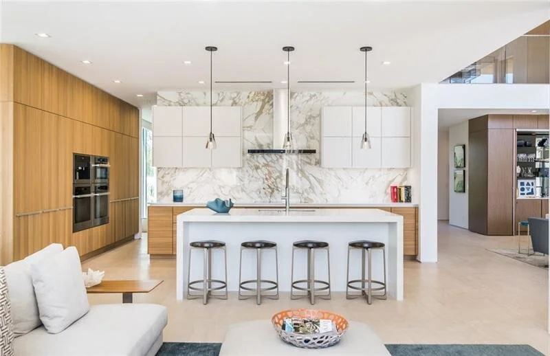 Barcelona Drive  Marble Kitchen Island