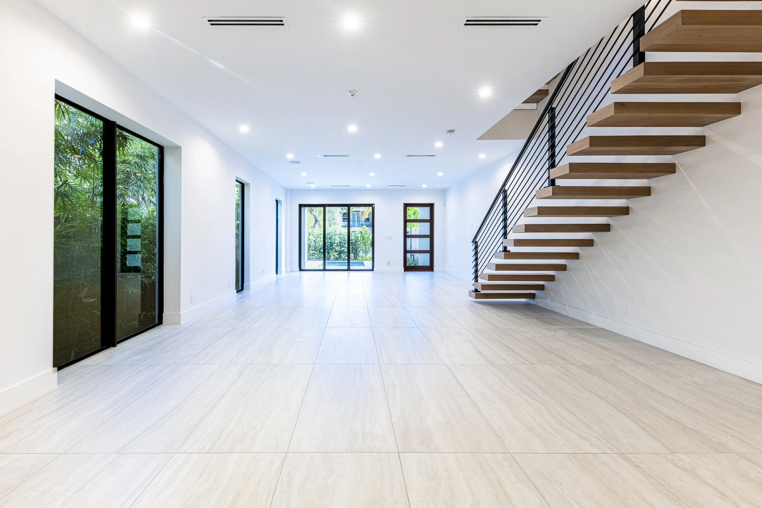 Victoria Park, Fort Lauderdale, custom townhomes wth open plan design