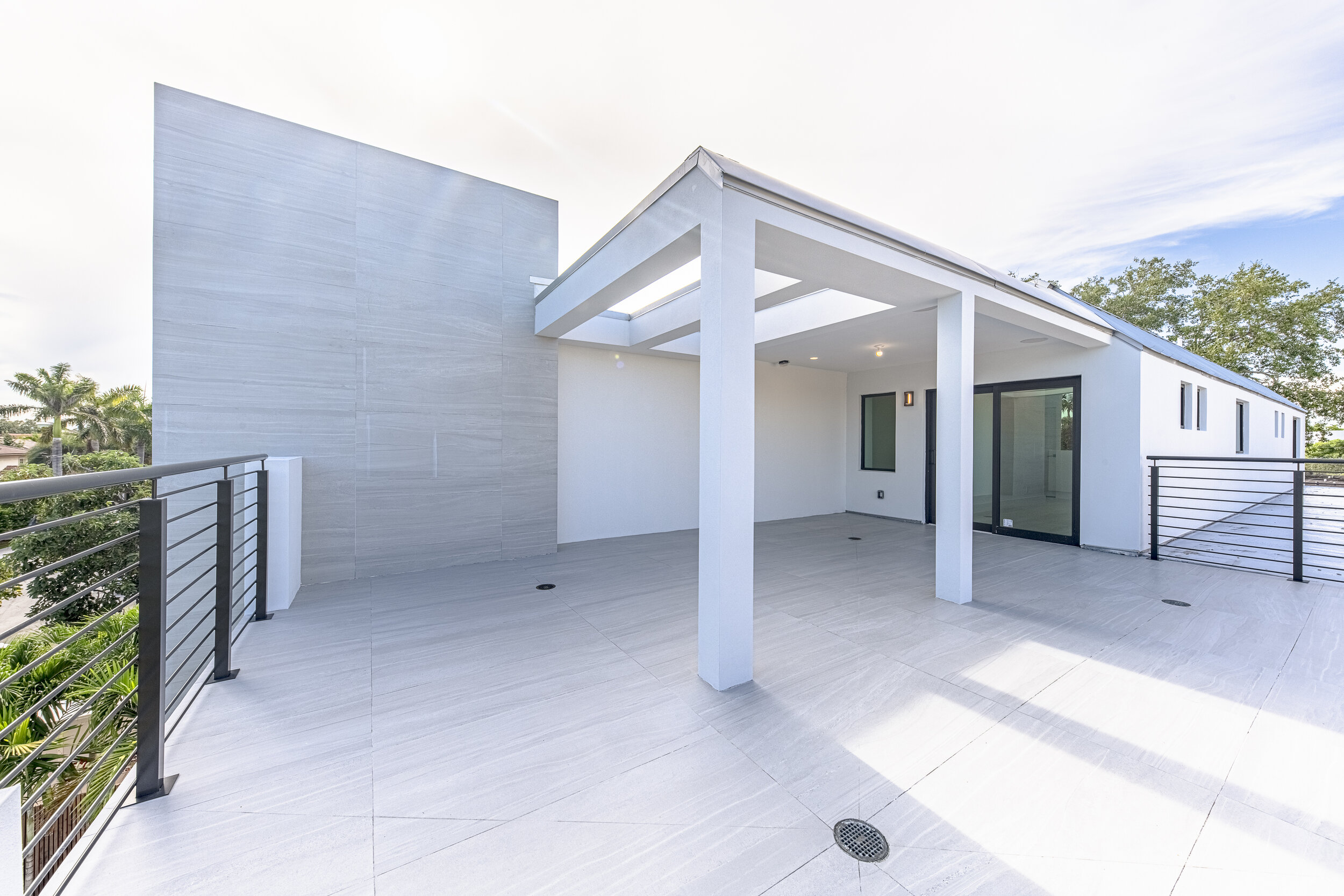 Victoria Park, Fort Lauderdale, luxury townhomes - rooftop terrace