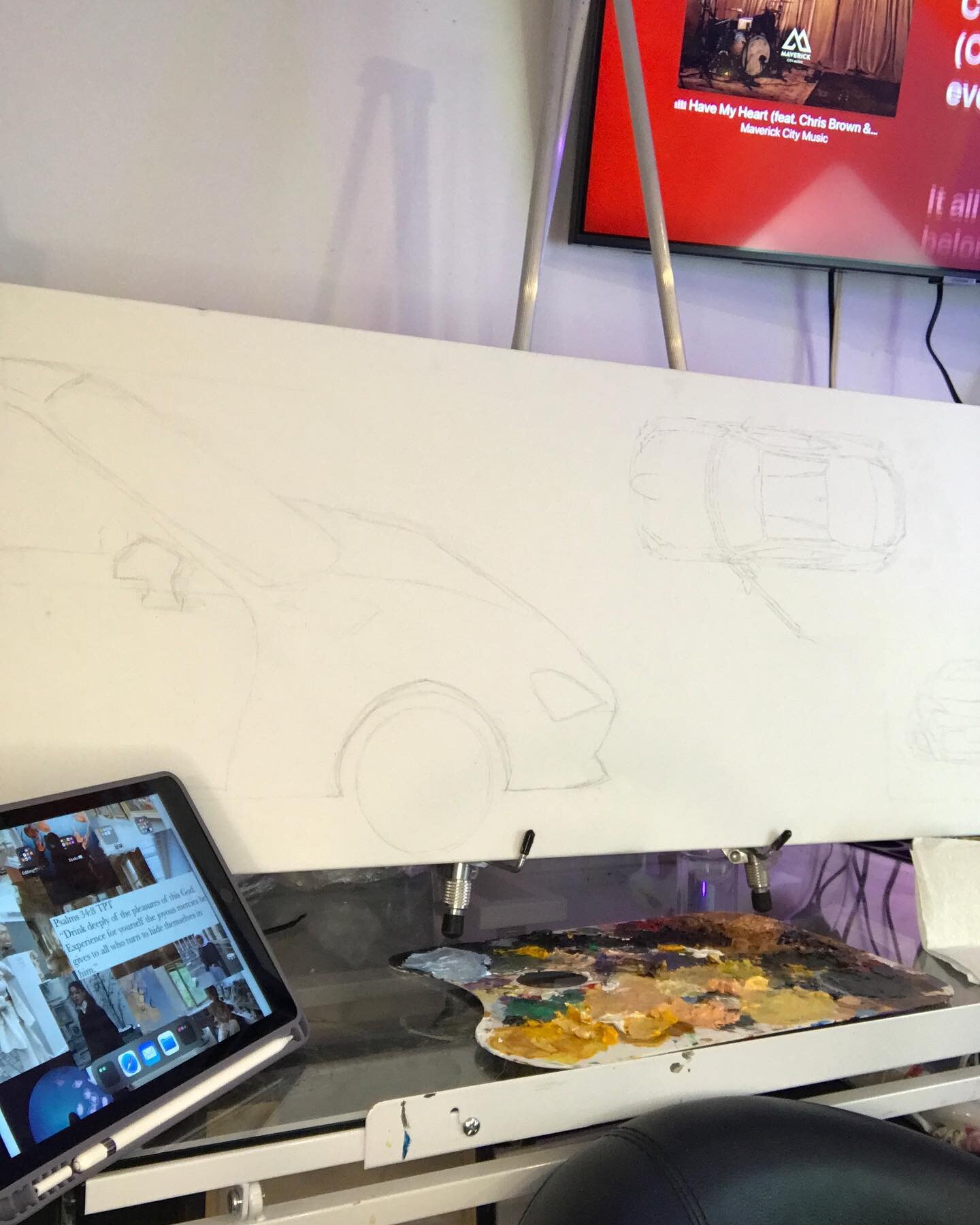 A quick person gift commission
 🚗🚗💨💨💨
.
#carpainting #frs #carart #artist #torontopainter #painting #acrylicpainting