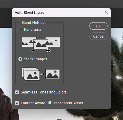 Auto-Blend Settings