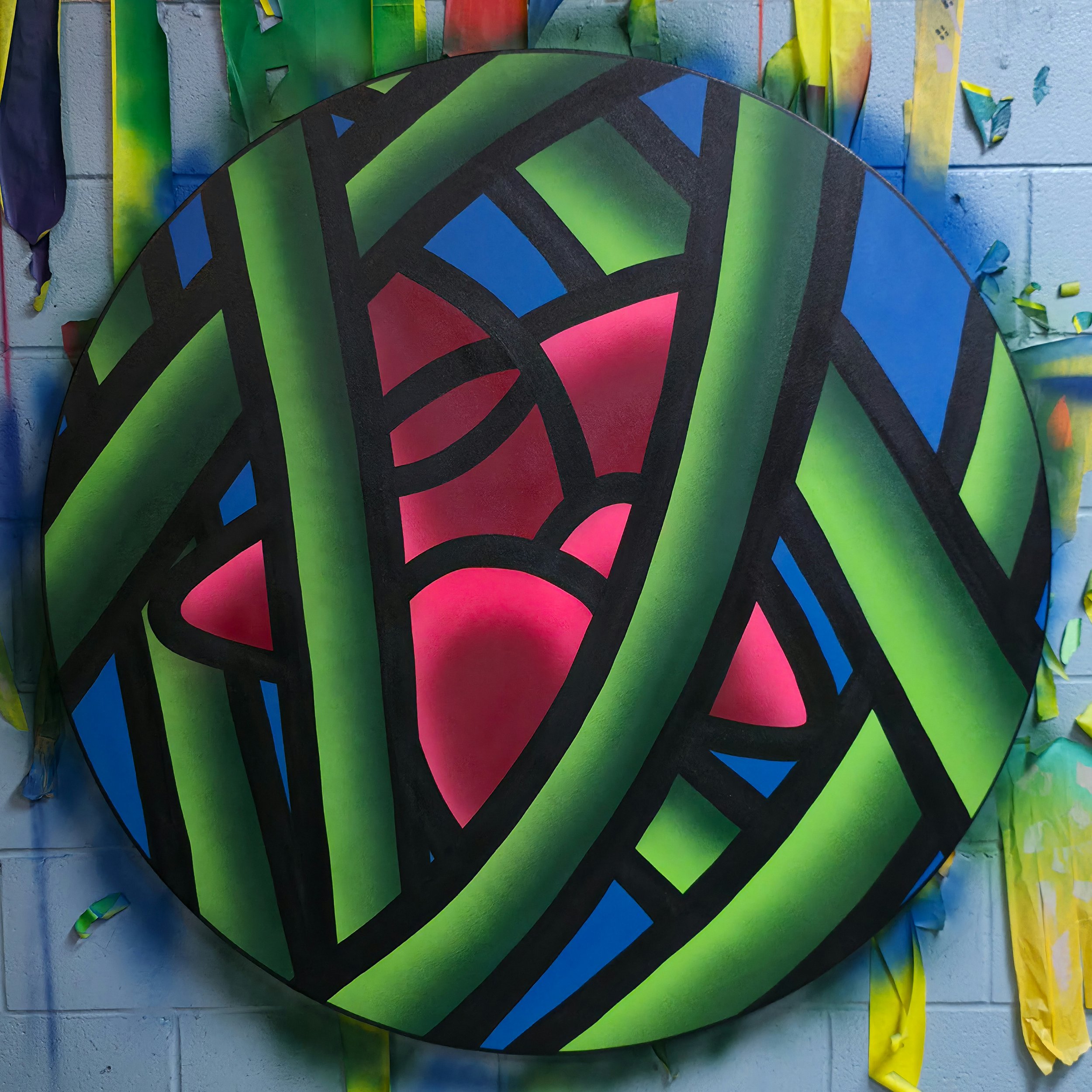 A wabi sabi painting by San Antonio contemporary artist, Albert Gonzales