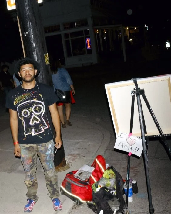 2014: This is where it all started. No art background, just a dream to become a professional artist.