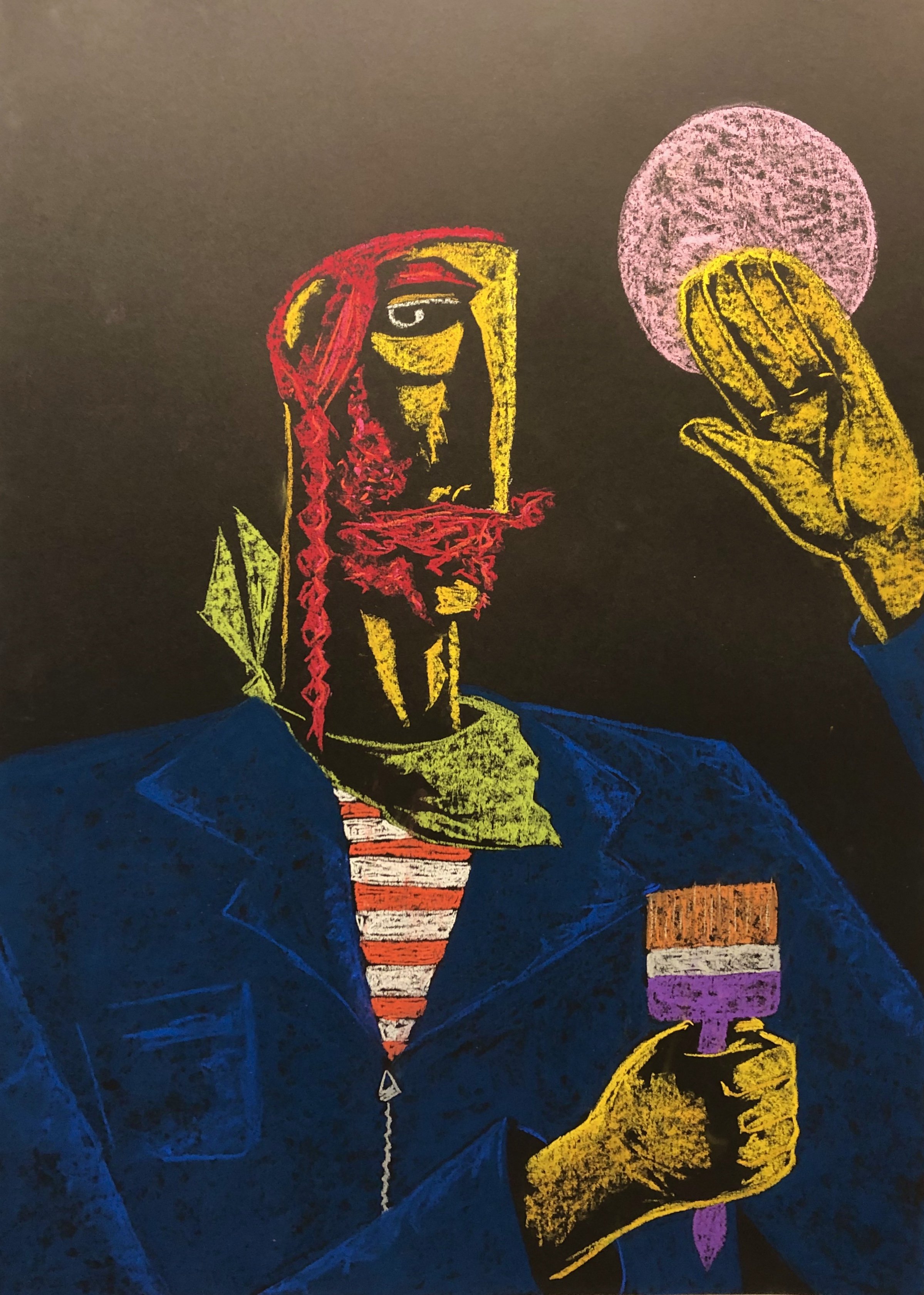 Studio work under the light of the Trojan Moon.jpg