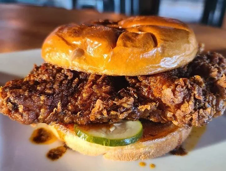 Hot Damn! This Hot Chicken Sandwich at @arsenaltaproom, featuring our Devil Dill&rsquo;s, looks incredible! 🔥🔥🔥