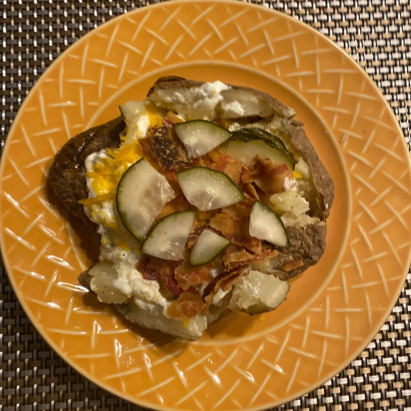 Pickles on a potato? My mama put Devil Dills on a loaded baked potato last night&hellip; cannot say this combo had crossed my mind, but I need to try it.
