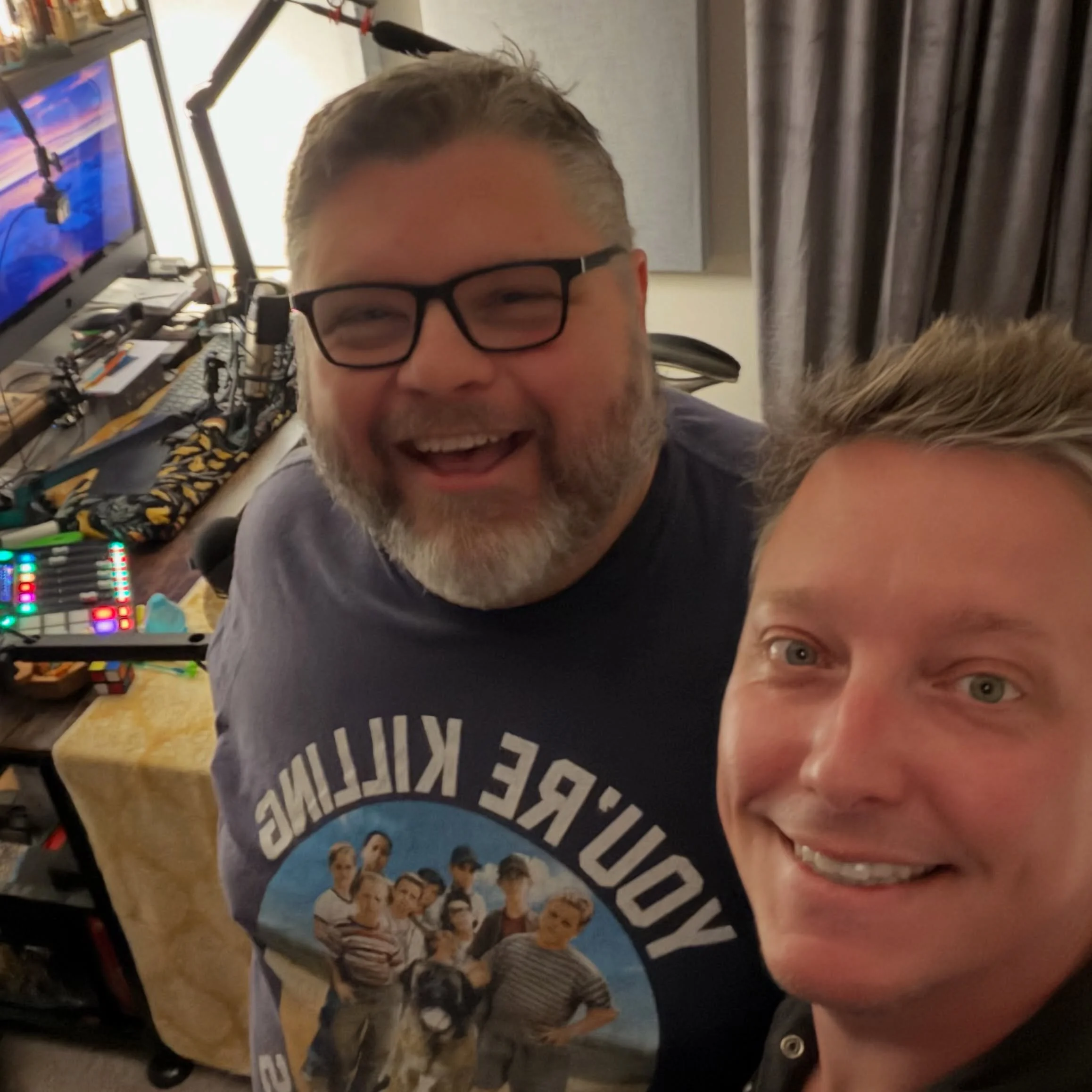 Fun morning with Big Robb recording an episode of his podcast &ldquo;Chewing The Fat&rdquo;. Be on the lookout for it to release in the next few weeks!
