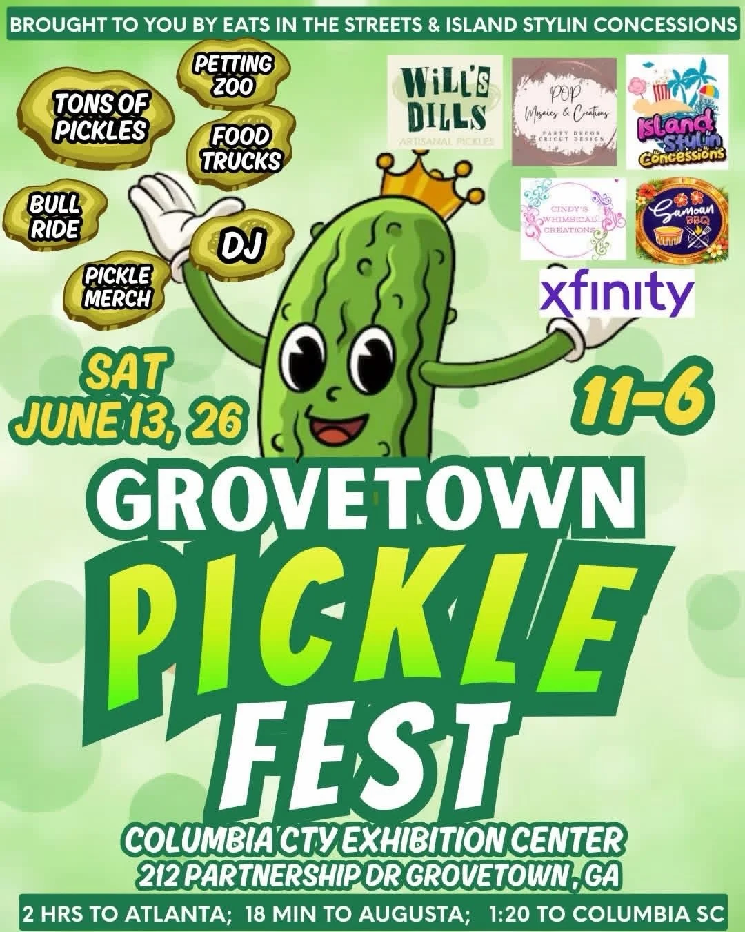 Grovetown Pickle Fest! This Saturday!