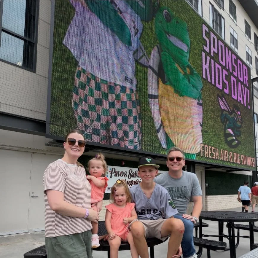 Thank you to the Augusta Greenjackets for being such awesome hosts for Sponsor Kids Day! Love this team and thankful to be a very small part of this season at SRP Park.