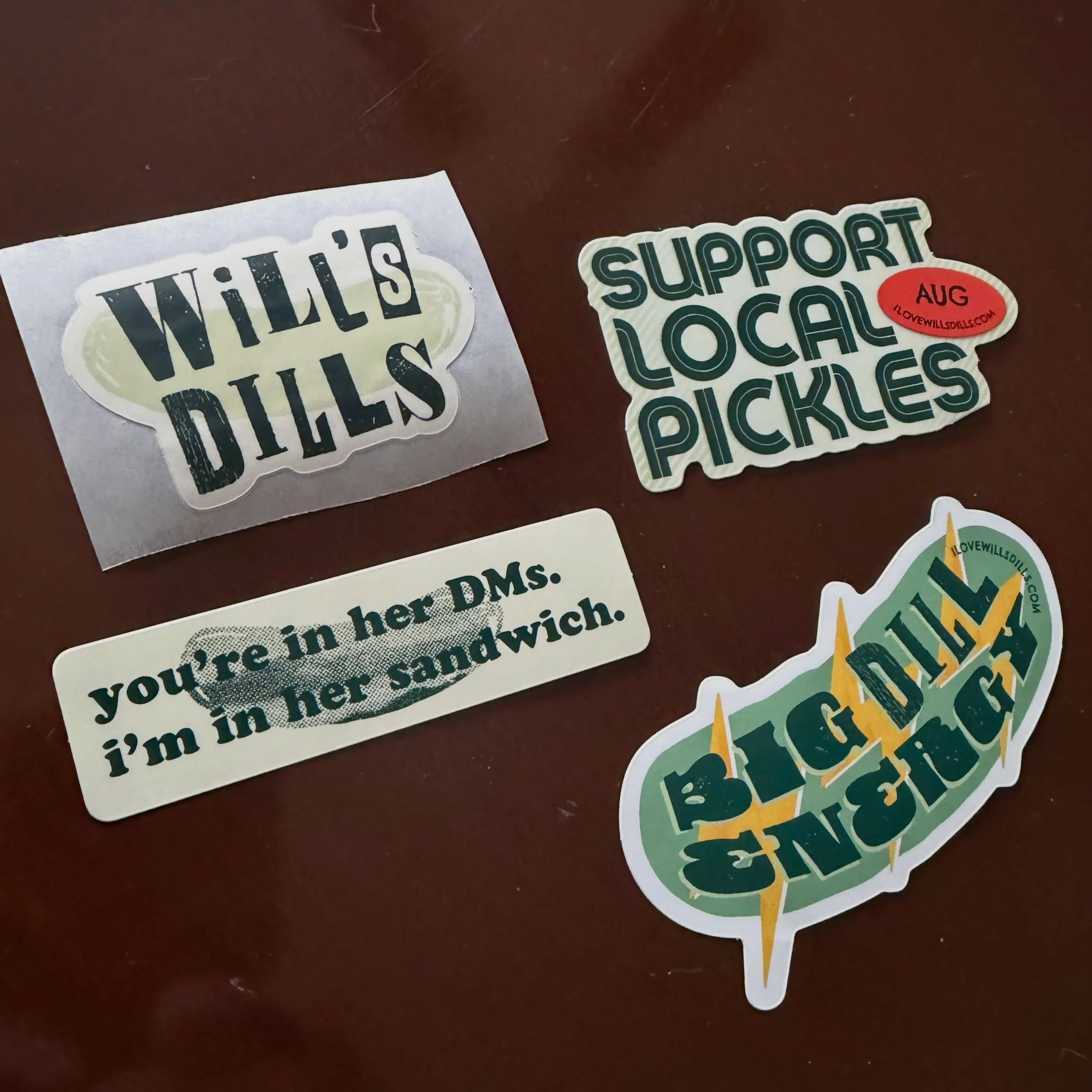 Fresh batch of stickers just arrived! #supportlocalpickles