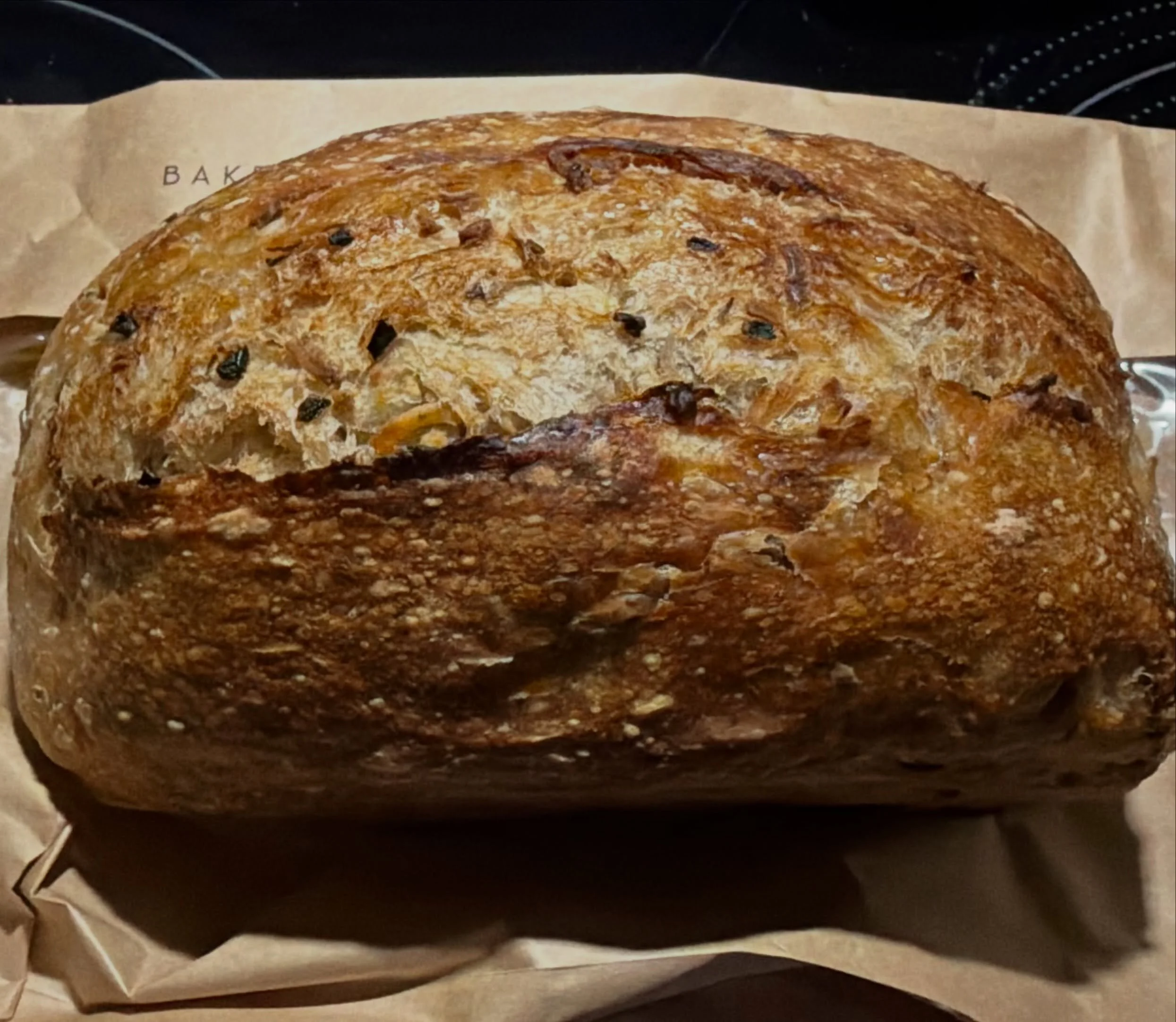 Garlic Dill and Havarti Sourdough, courtesy of @katiefrog15. Such a treat. Thank you!