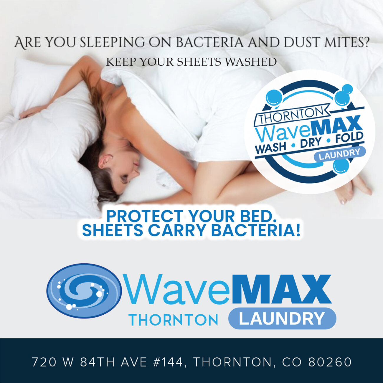 Your bed gathers all sorts of dirt, oil, and sweat while you sleep. We recommend washing sheets at least once a week. We go the extra mile by infusing Ozone into every rinse. Commonly referred to as Nature&rsquo;s Disinfectant, Ozone sanitizes your l