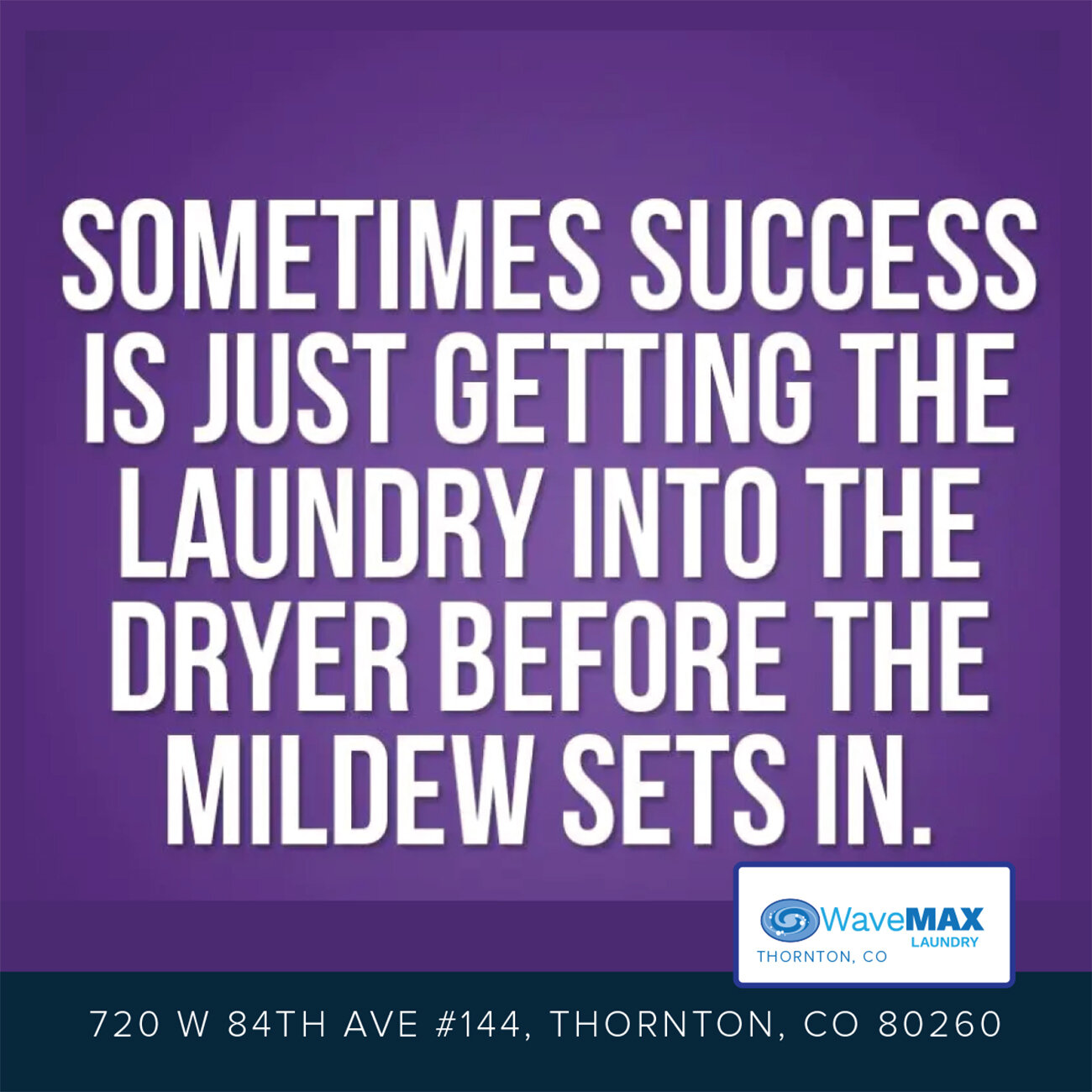 A little Friday joke&hellip;we always get the laundry in the dryer before the mildew sets in because we do it immediately. We are the professional for all of you laundry needs. We know you have more important things to do than chores.