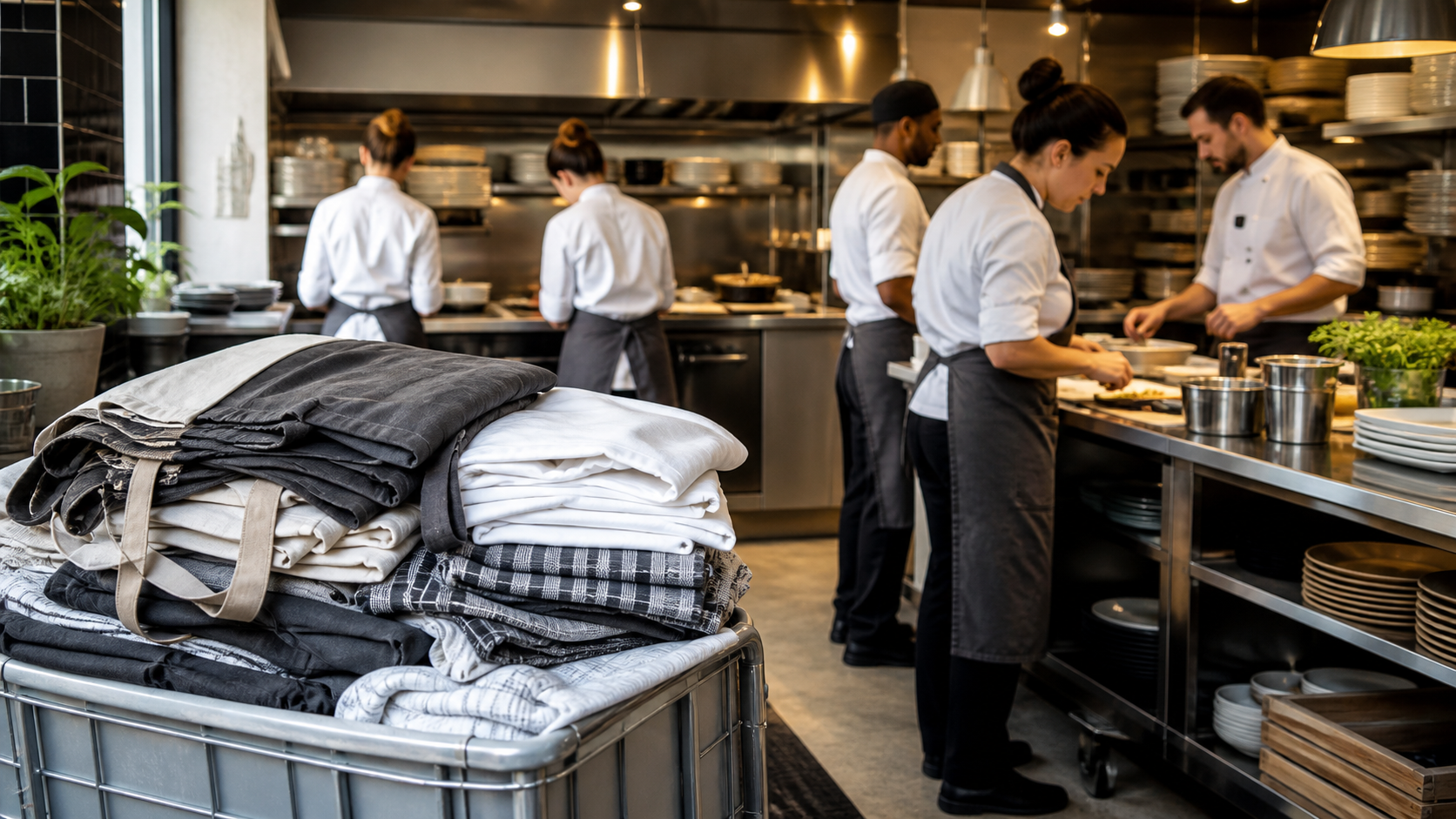 Restaurant Towels, Aprons, and Kitchen Linens: A Smarter Commercial Laundry Plan