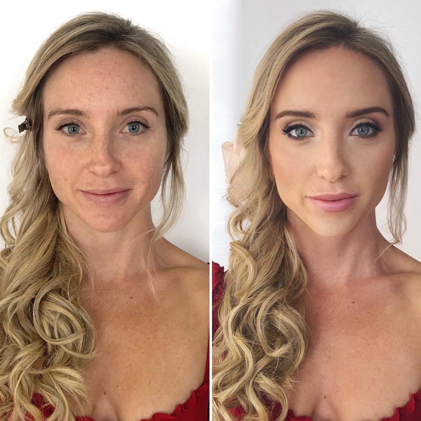 It&rsquo;s been a while since we&rsquo;ve shared a before and after! Subtle makeup &amp; romantic hair for the win. @beautyasylum_charlotte #beautyasylum #beautyasylum_jessica #beforeandaftermakeup #yestemptu