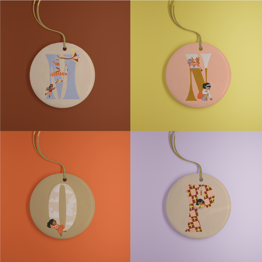 Custom Ceramic Ornaments - PREORDER — Studio Half Moon