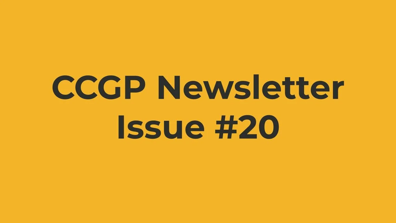 CCGP Newsletter - Issue #20
