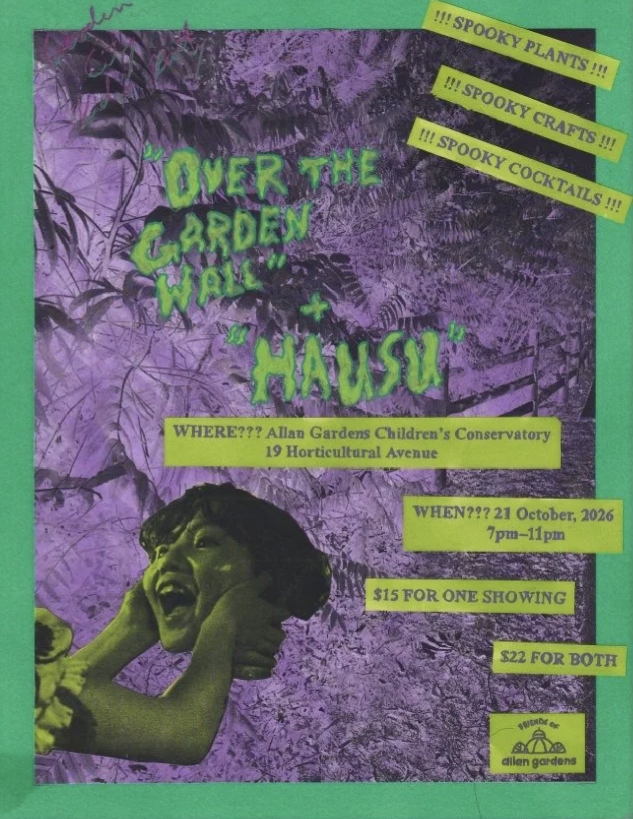 Garden City Video Party Halloween Special: Over the Garden Wall and Hausu