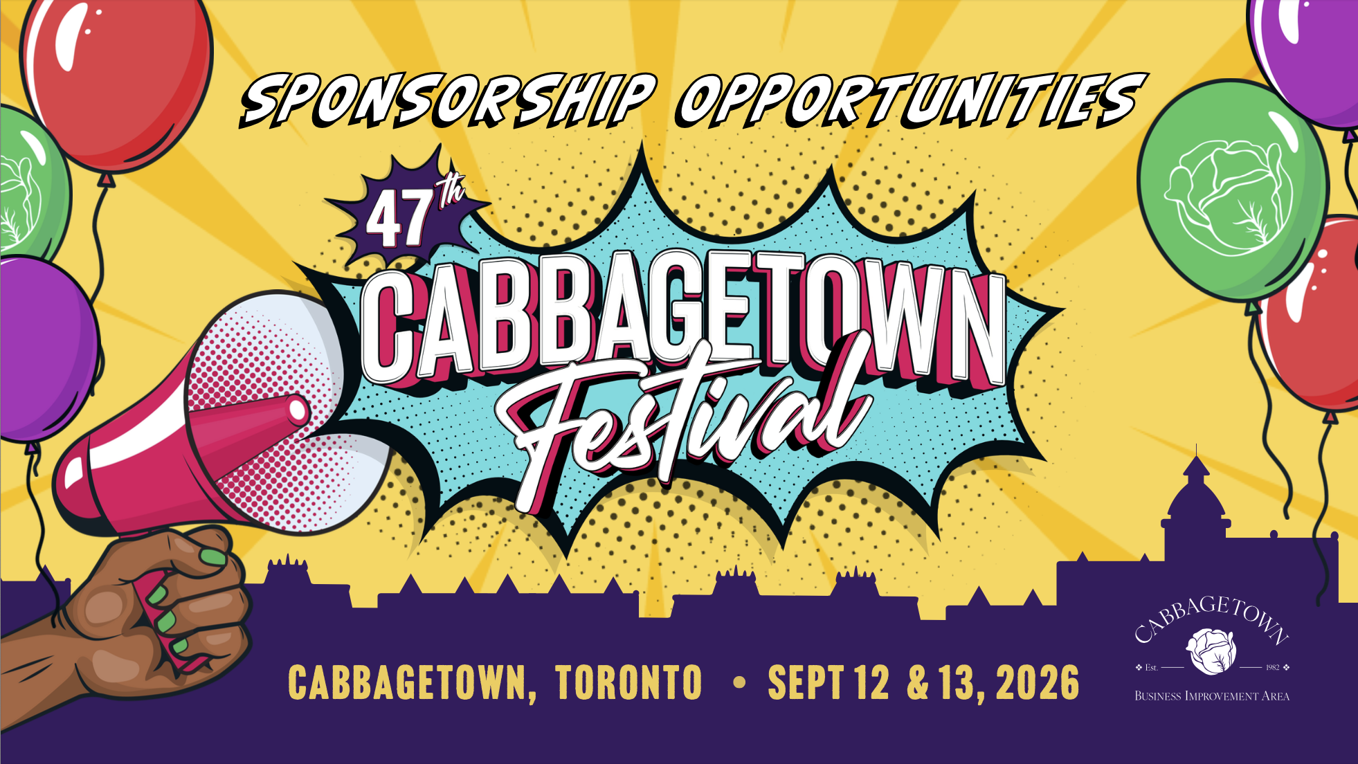 Sponsorship Opportunities 47th Cabbagetown Festival September 12 and 13 2026