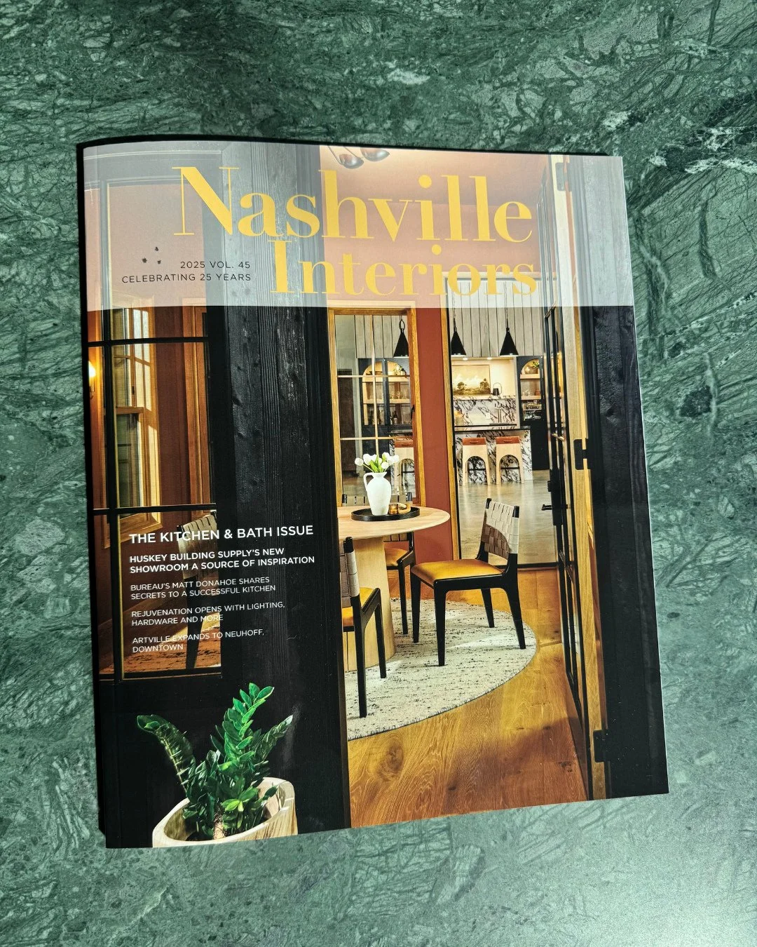 We&rsquo;re proud to see the new @huskeybuildingsupply showroom featured on the cover of @nashvilleinteriors magazine! ⁠
.⁠
Project: @huskeybuildingsupply Design Build